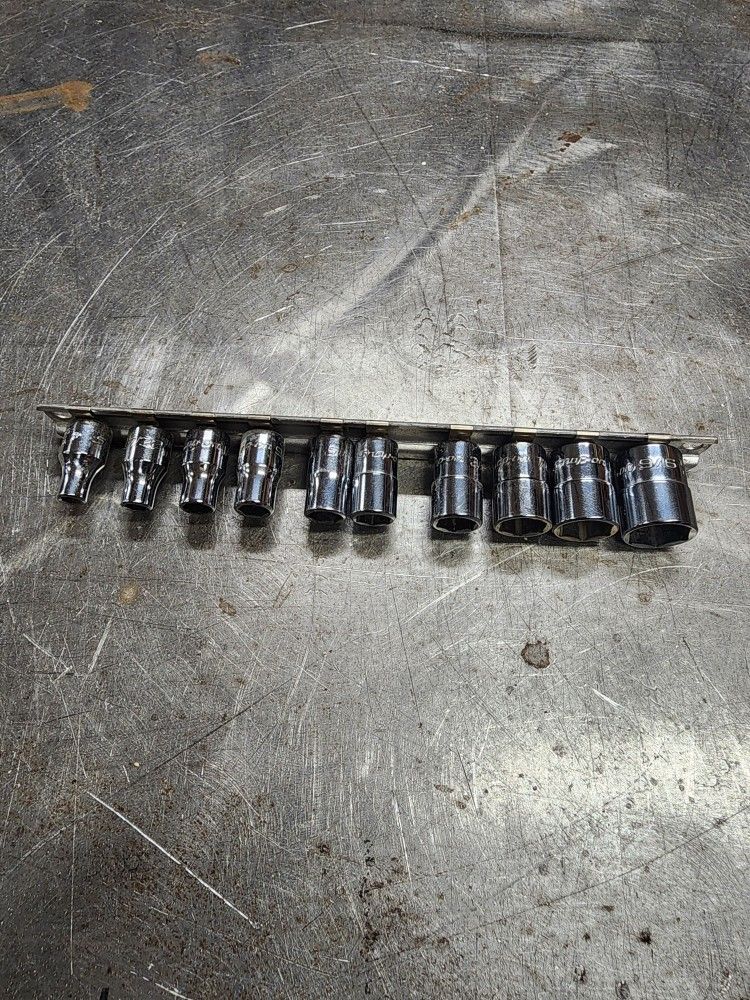 Snap On Tools 1/4 Drive SAE Socket Set Shallow