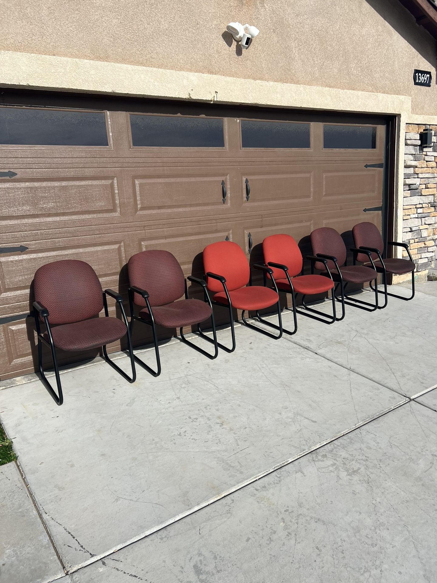 Red Office Chairs (25$Each)