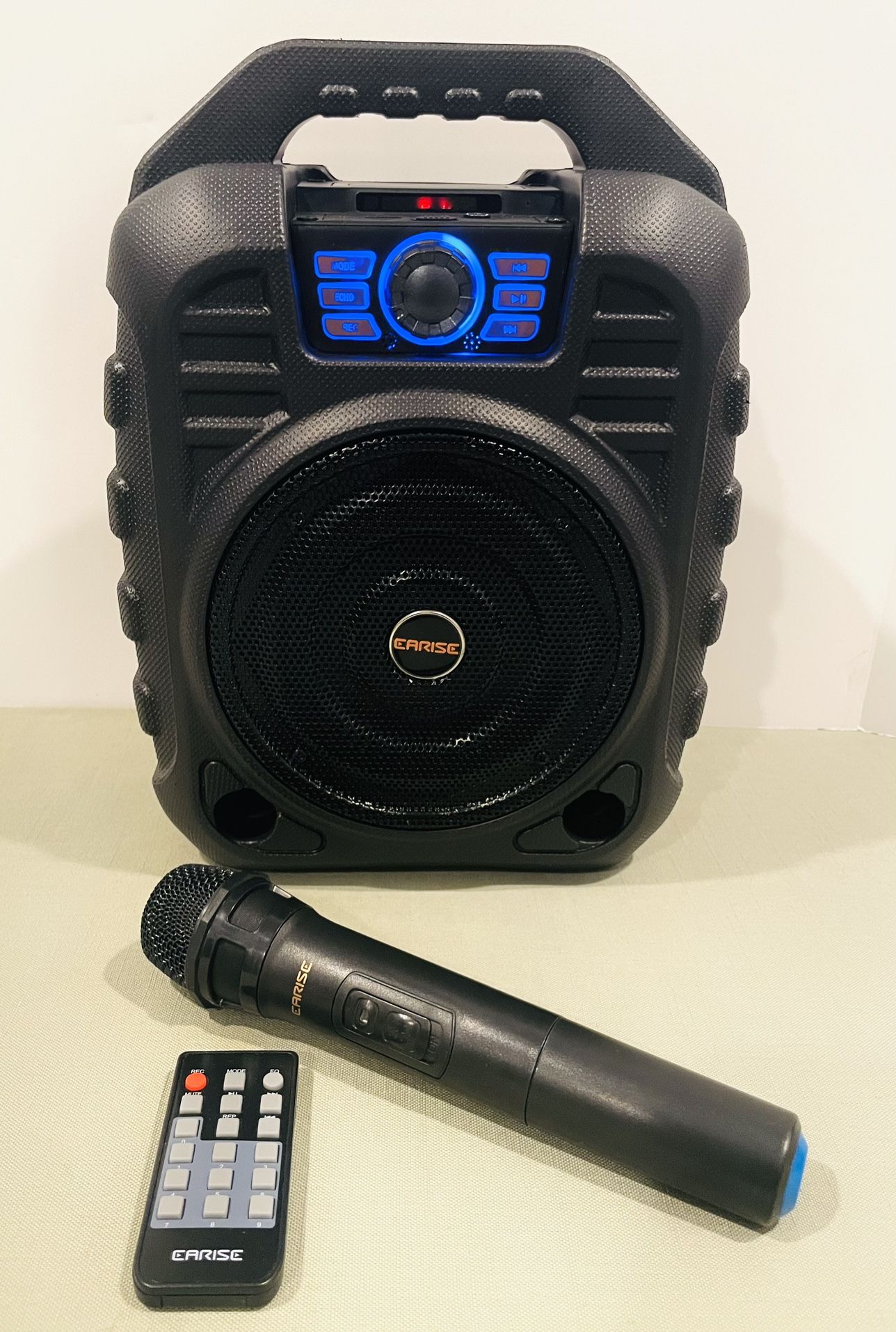 EARISE T26 Karaoke Machine Bluetooth Speaker with Wireless Microphone