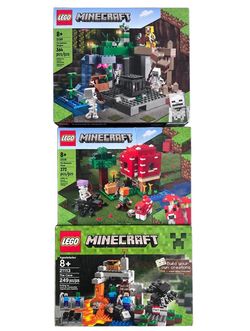 LEGO Minecraft Sets Bundle of 3