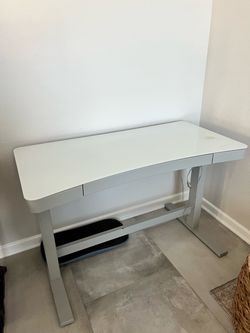 Electric Glass top stand up desk