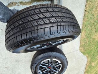Rims and tires toyota tacoma OEM. Michelin