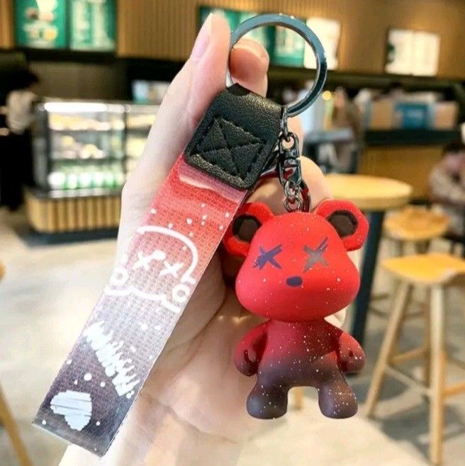HOT New Anime Bear Keychain Or Backpack Charm