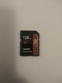 128GB Lexar Professional Memory Card