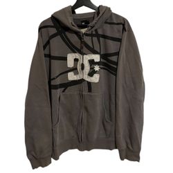 y2k DC zip up hoodie
