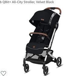 QBit+ All-City Stroller, Velvet Black