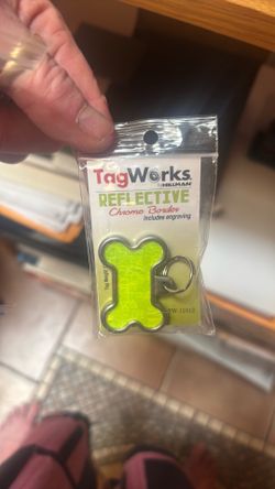 Reflective, dog tag