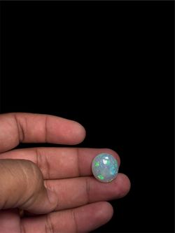9 Ct Natural Ethiopian Welo Opal Oval Cabochon Loose Gemstone Fire