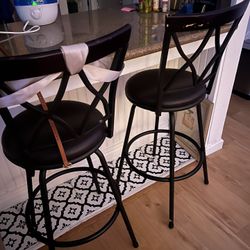 Brown Stools For High Counter Top