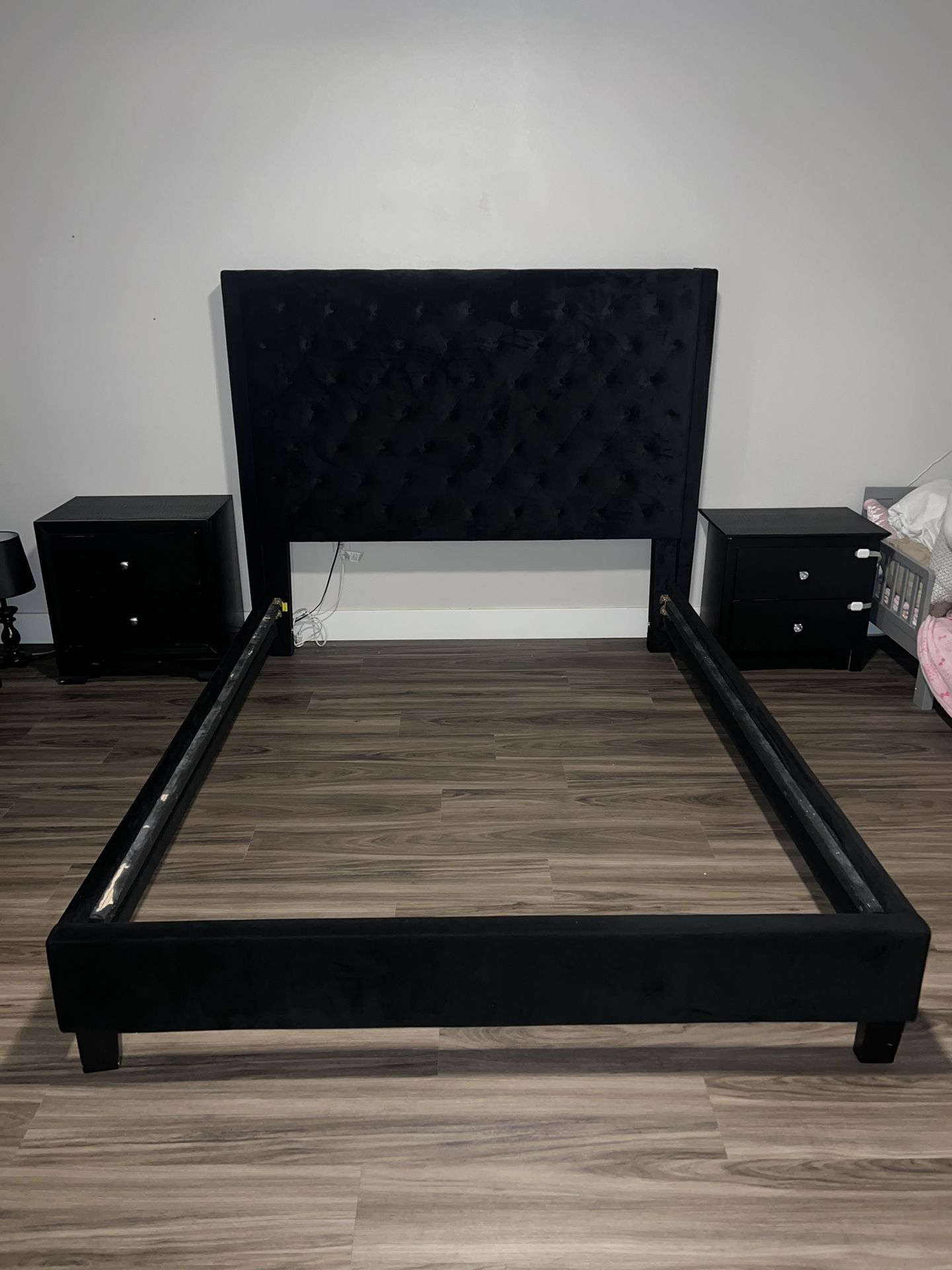 Bed Frame & Side Tables
