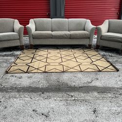 Sofa an Arm Chairs !! Delivery Available 🚚! Sofa Dimensions: 84” Length x 36” Depth x 34” Height- Arm Chairs Dimensions: 38” Wide x 36” Depth x 34” H