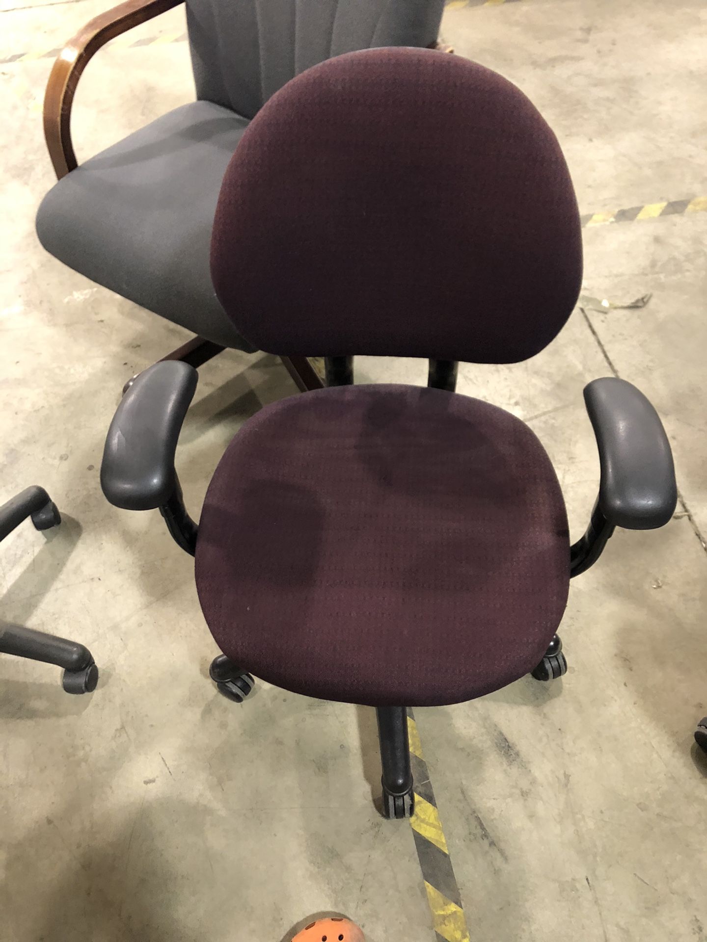 Maroon Office chair