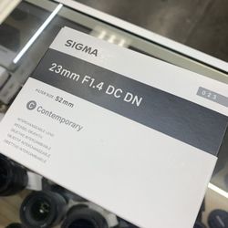 Sigma 23 1.4 Fuji X 