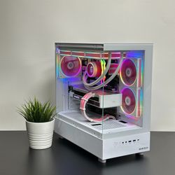 🌸Pink Montech Gaming Desktop 🌸 AMD Ryzen 5 7600X | 32GB DDR5 | 1TB SSD NVMe | RTX 3070Ti | D296 | 