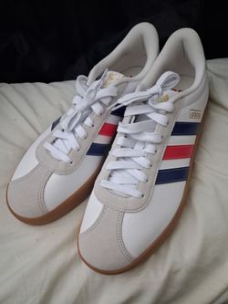 Adidas Low-Top Sneakers White Navy Red