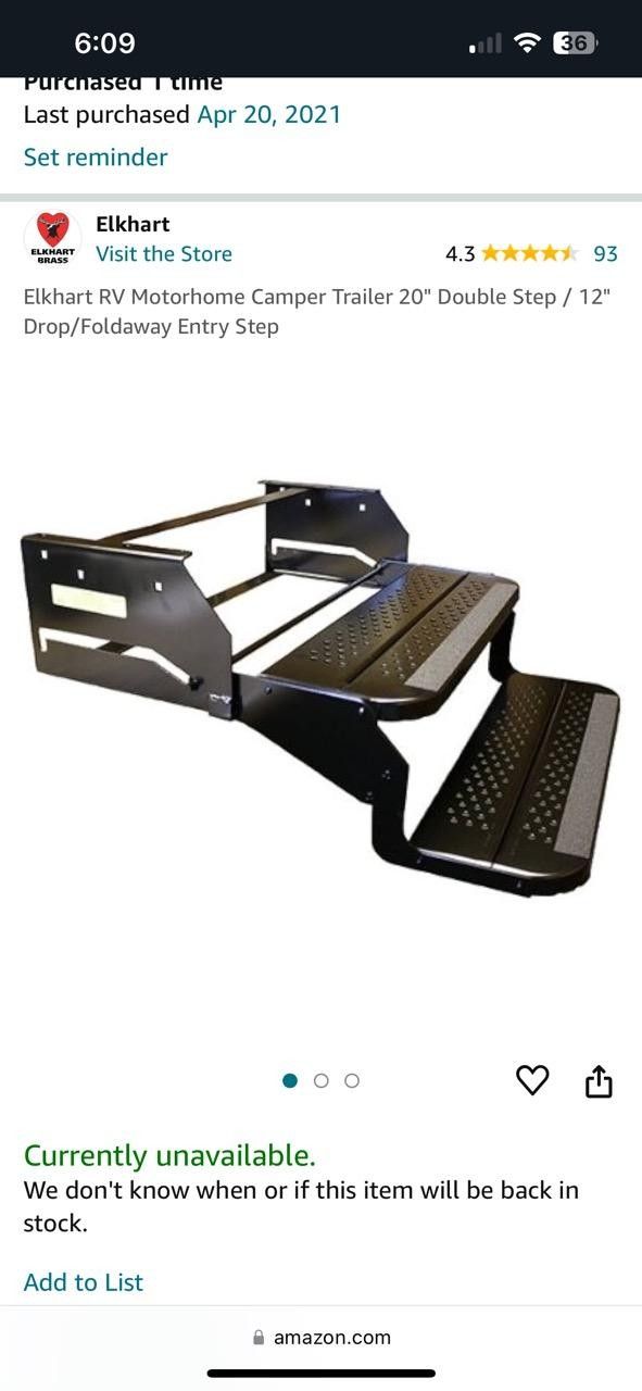 Rv Steps Brand New!