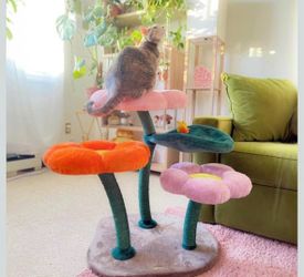 Plush cat tree( screws missing)