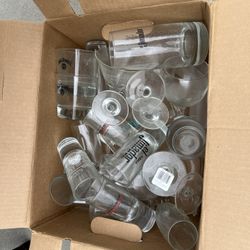 Box Of Bar Glasses (selling the whole box! not individually!)