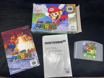 Super Mario 64 Complete CIB With Manual Trades Welcome CC