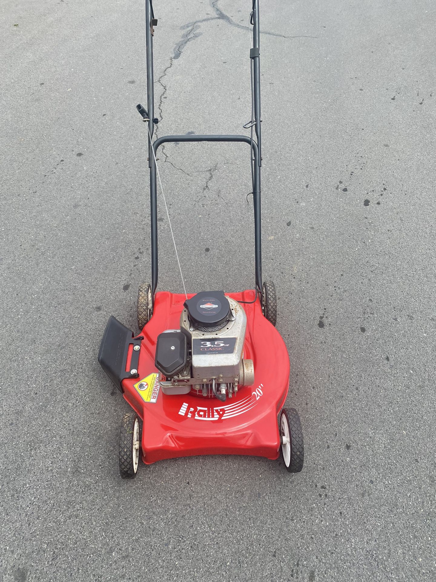 Lawn mower 20 HP 3-5