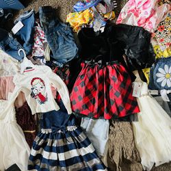A LOT OF 5T GIRL CLOTHING LOT 