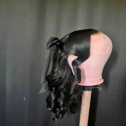 Effortless Beauty with Adaptable Human Hair Extensions! water ahead