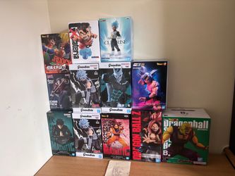 Bandai Namco Anime Figure Lot – Dragon Ball, Naruto, Jujutsu Kaisen