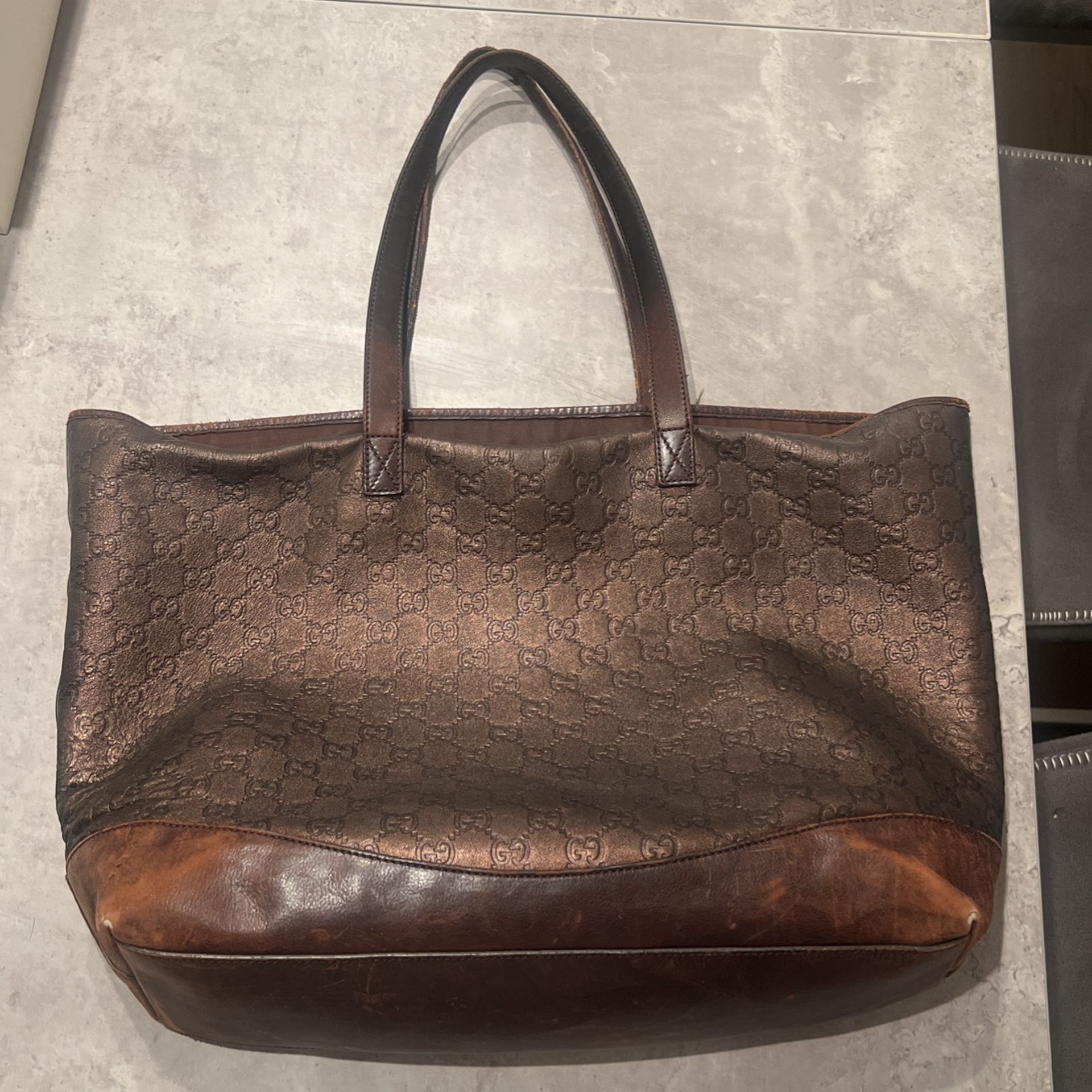 Gucci Brown Tote Bag