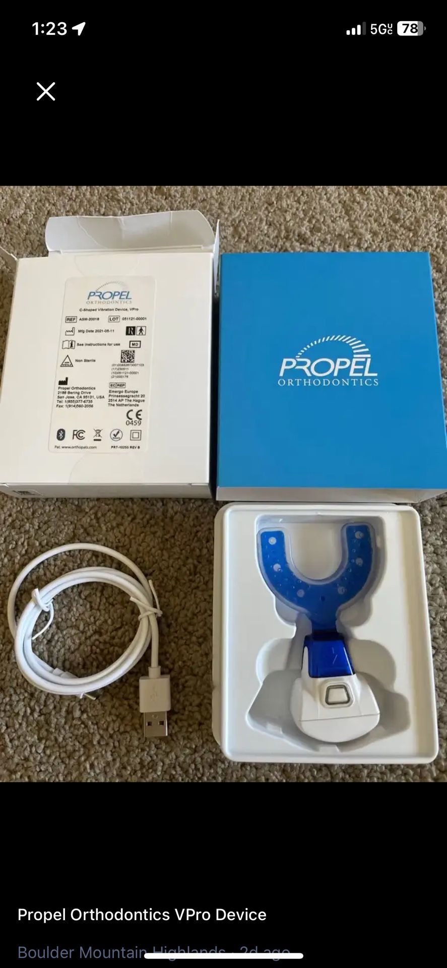 Propel Orthodontics VPro Device