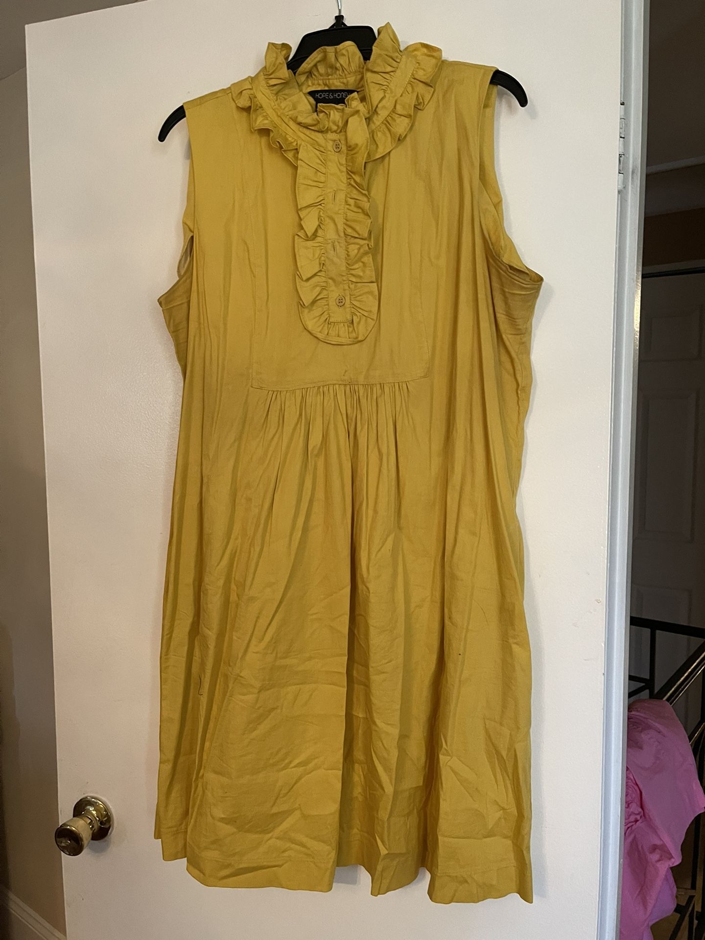 Dress Mustard Color