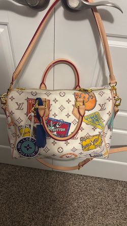 Multi colored medium/large purse