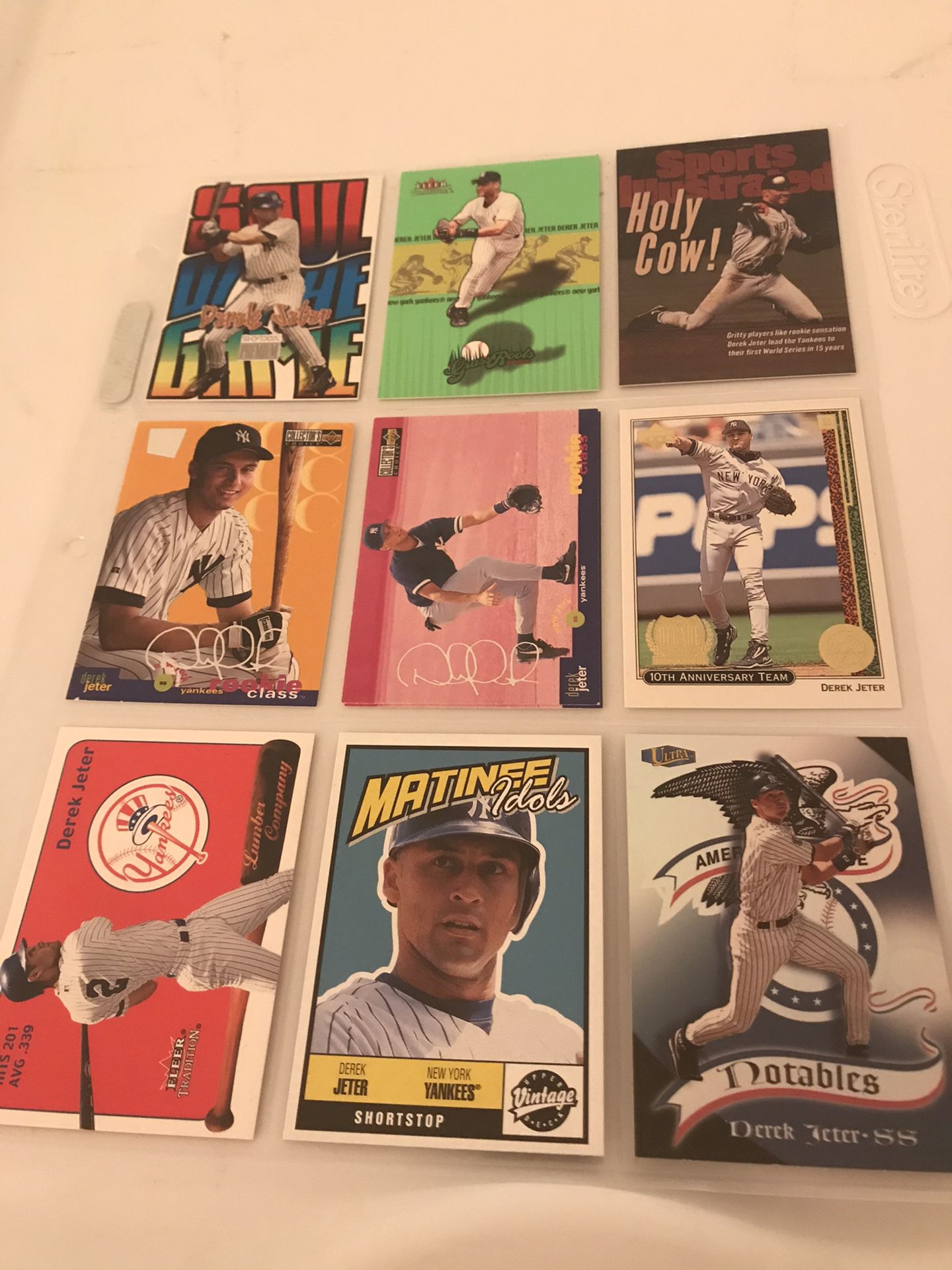 Derek Jeter baseball cards — 80+ — Entire Collection