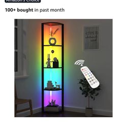 aROJASOP 5 tier Shelf With Light