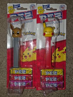 Pokémon PEZ Candy Dispensers – Eevee & Pikachu
