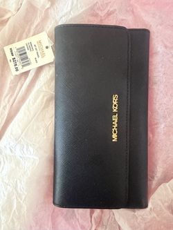 Michael Kors Jet Set Travel Wallet Black
