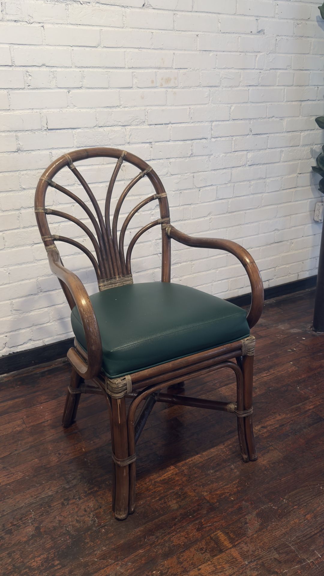 wicker chair art nuevo style
