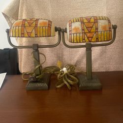 2 New Small Desk Lamps, Great Condition