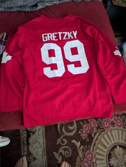 Red Gretzky hockey jersey size small mens new stitched