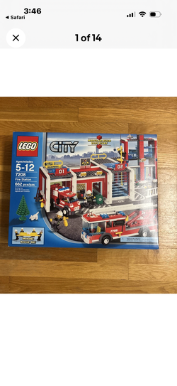 LEGO 7208 fire station $80