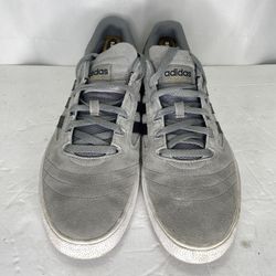 Adidas Busenitz Vintage Grey Black Suede Skateboarding Shoes Mens 14