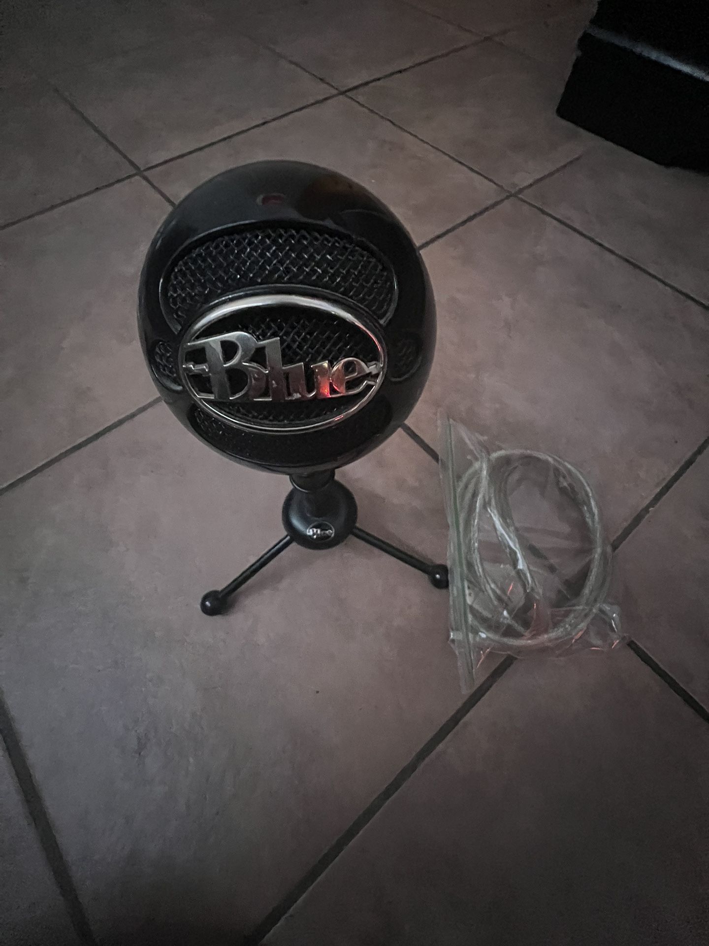 (Black) Blue Snowball Studio recording USB Microphone