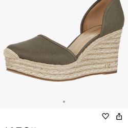 Michael Michael Kors Kendrick Wedge Olive 9.5