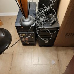 2 PC Towers and PC Speakers 