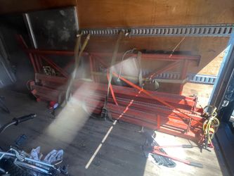 heavy duty orange industrial pallet racks