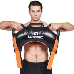 new  Strength Training Bag, 11LB, Fitness Sand Bag, Home Gym Weight Training, Multifunctional Workout Bag  Color 11LB Outer Material PVC, Faux Leather