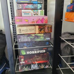 Full Board Game Plus 2 Shelves Clear Out. 