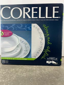 New Corelle Livingware Country Cottage 18-Piece Dinnerware Set