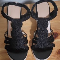Summer Fabric
Slingback Wedge Sandals