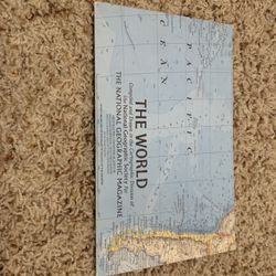 National Geographic 1965 The World Map