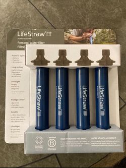 Lifestraws Personal Hiking Emergency Preparedness Survival Water Filter